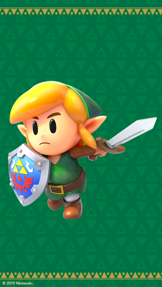 my.nintendo.com/Wallpaper - The Legend of Zelda - Links Awakening - [B]/LOZLA_Wallpaper_B_[640x1136].png